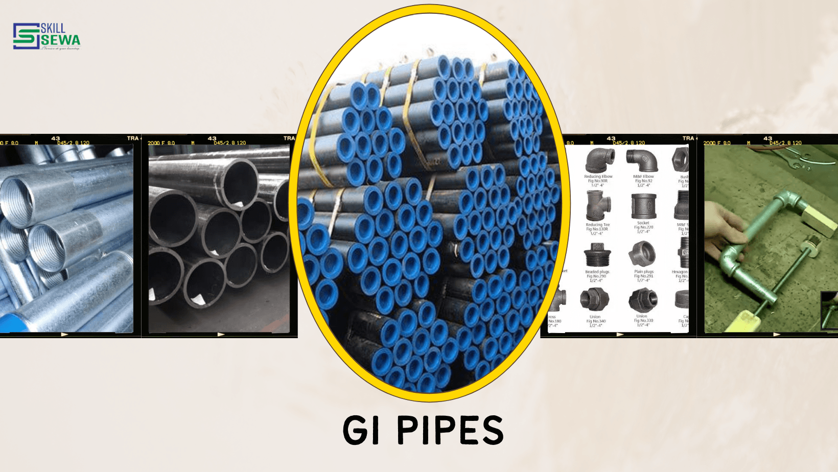 GI pipes